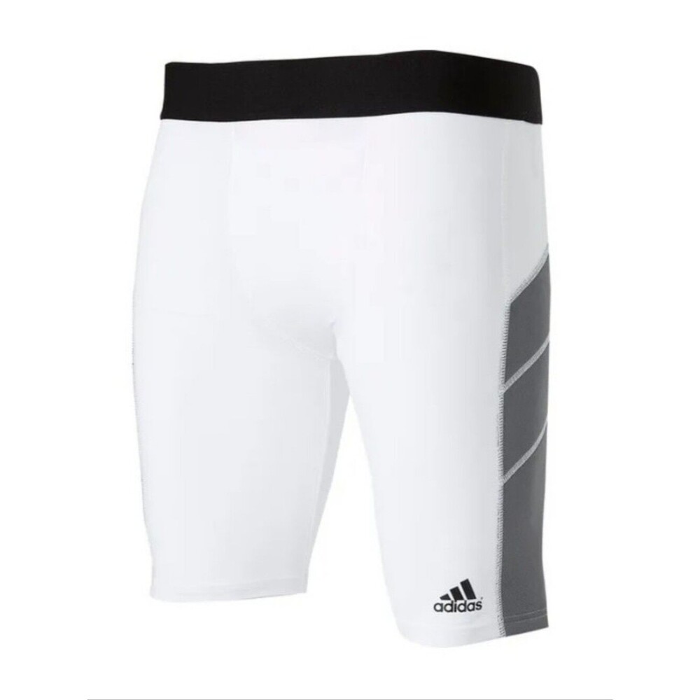 Adidas Climalite Baseball Sliding Shorts - White & Grey - Size Small Mens